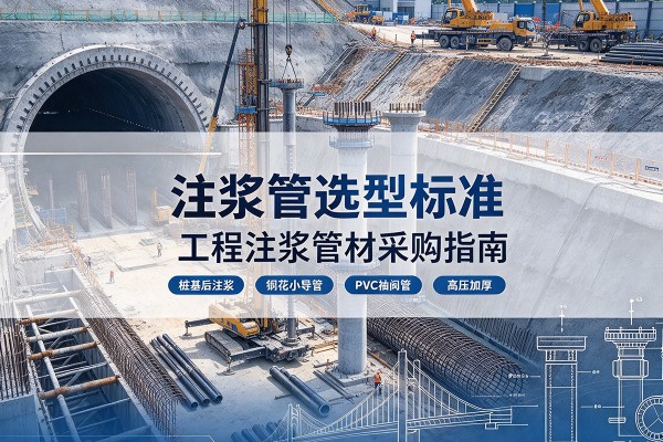 中宁注浆管选型标准