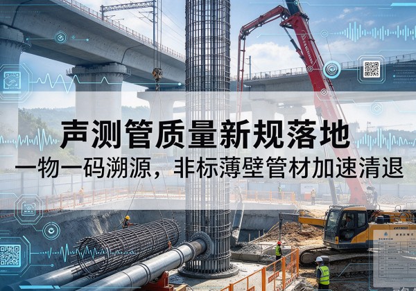 中宁声测管质量新规落地，一物一码溯源，非标薄壁管材加速清退