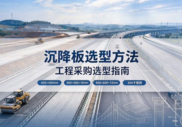 中宁沉降板选择方法